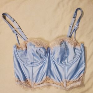 VS baby blue bustier 34D